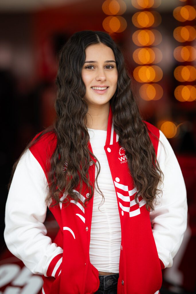 Portrait of Joanne Ciconte inside the Wella Professionals pop-up in Las Vegas