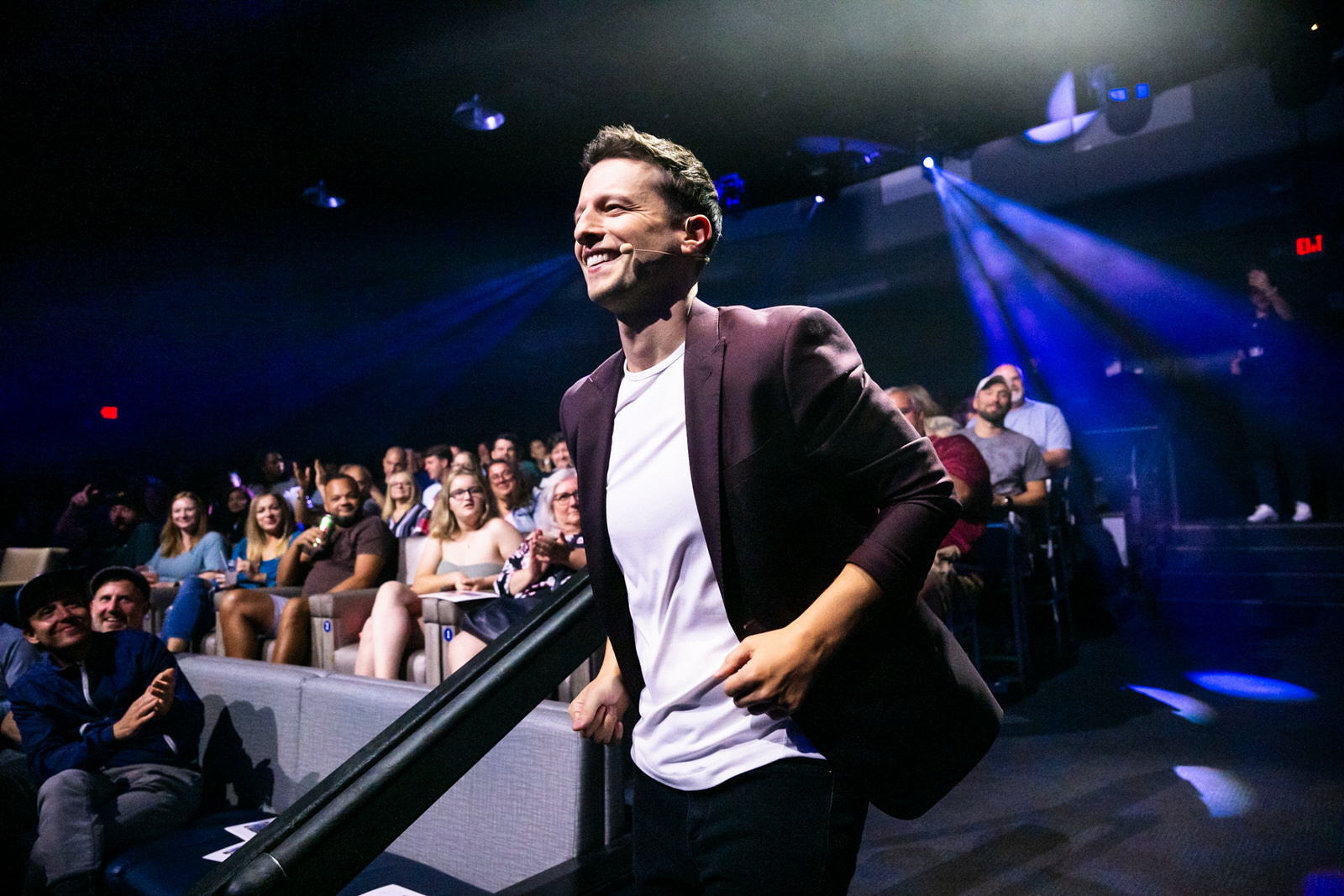 Mat Franco performing live, captured by Las Vegas event photographer B-Freed